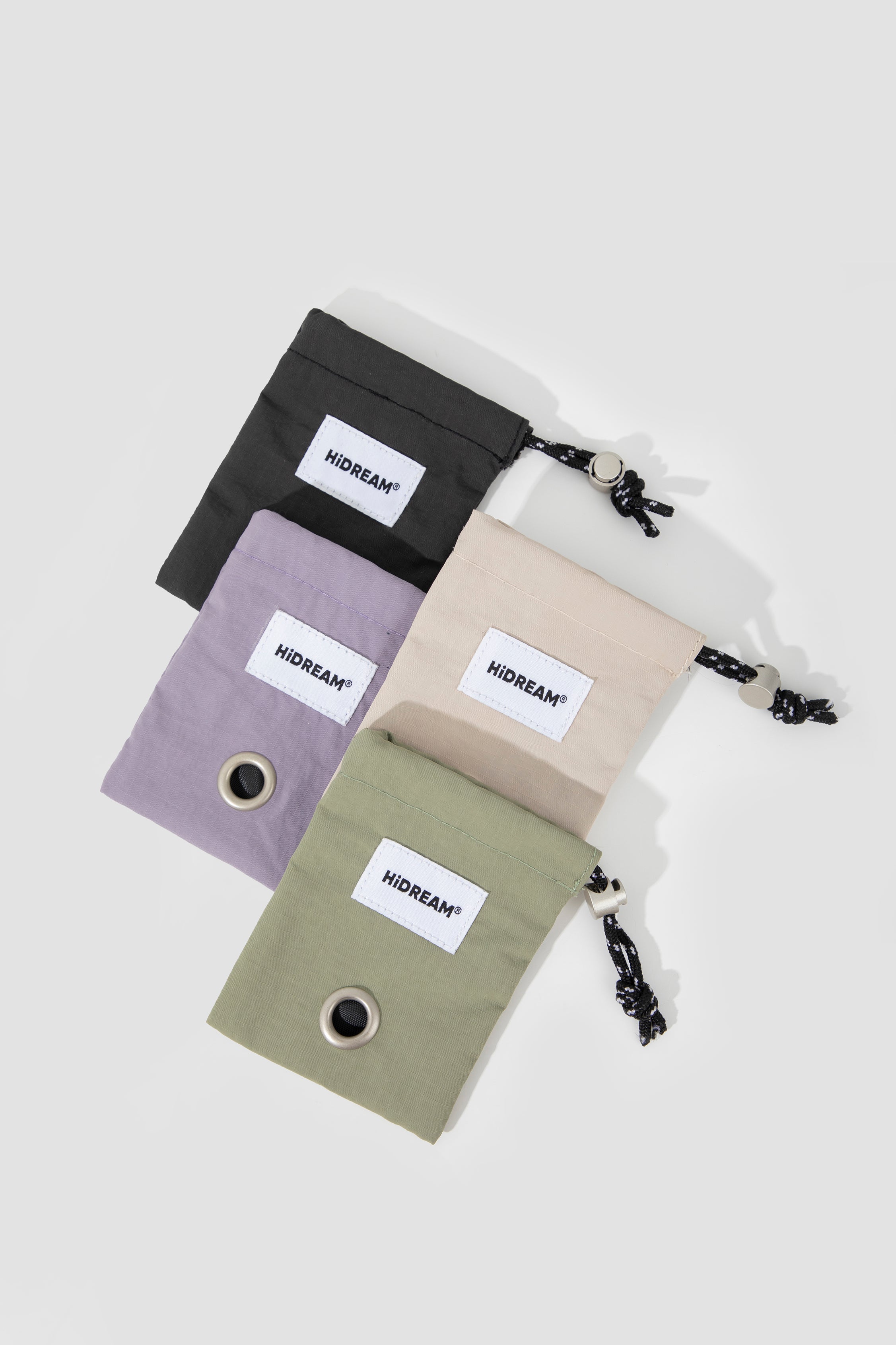 Square toilet bag