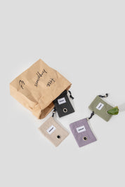 Square toilet bag