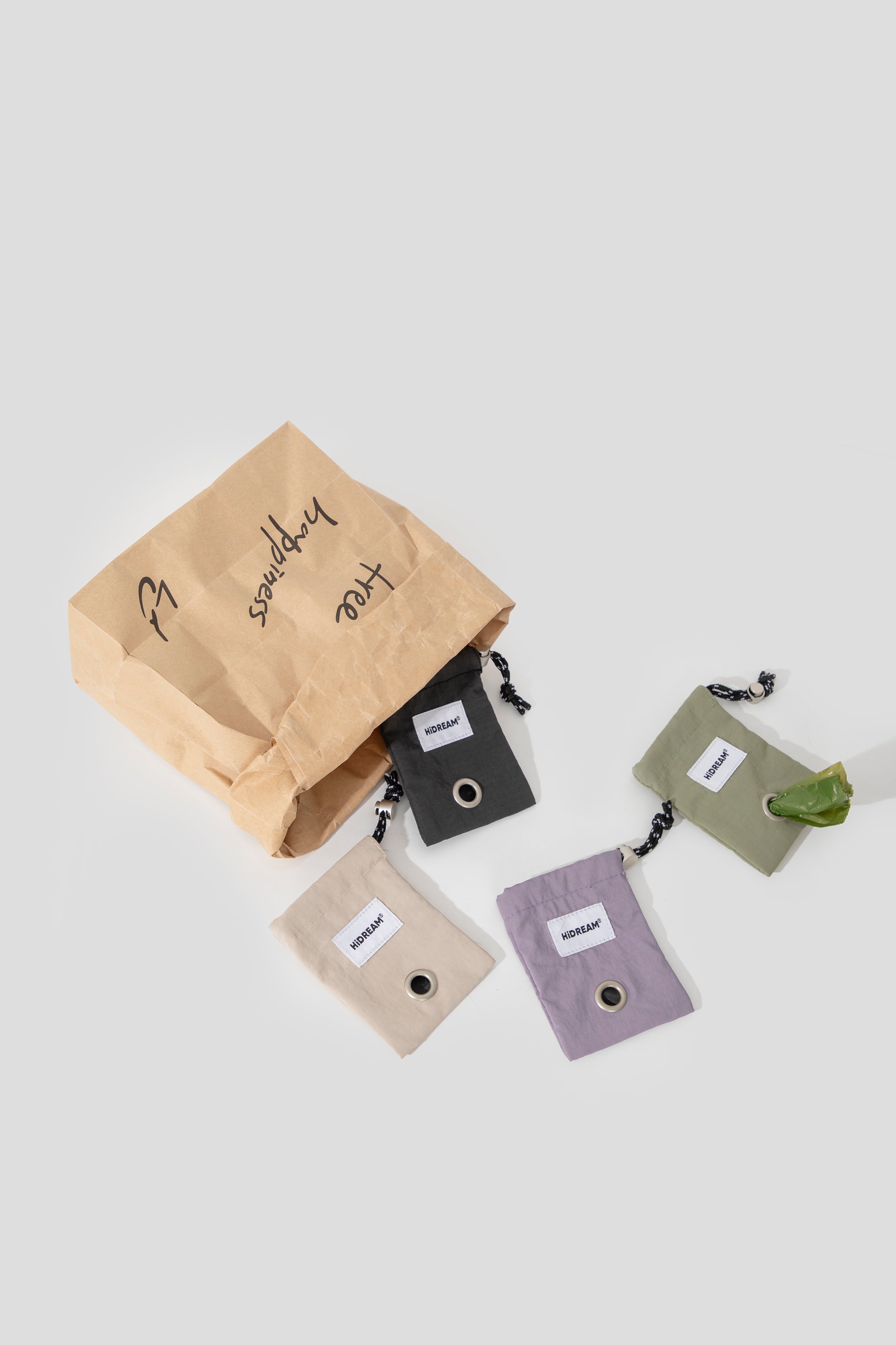 Square toilet bag
