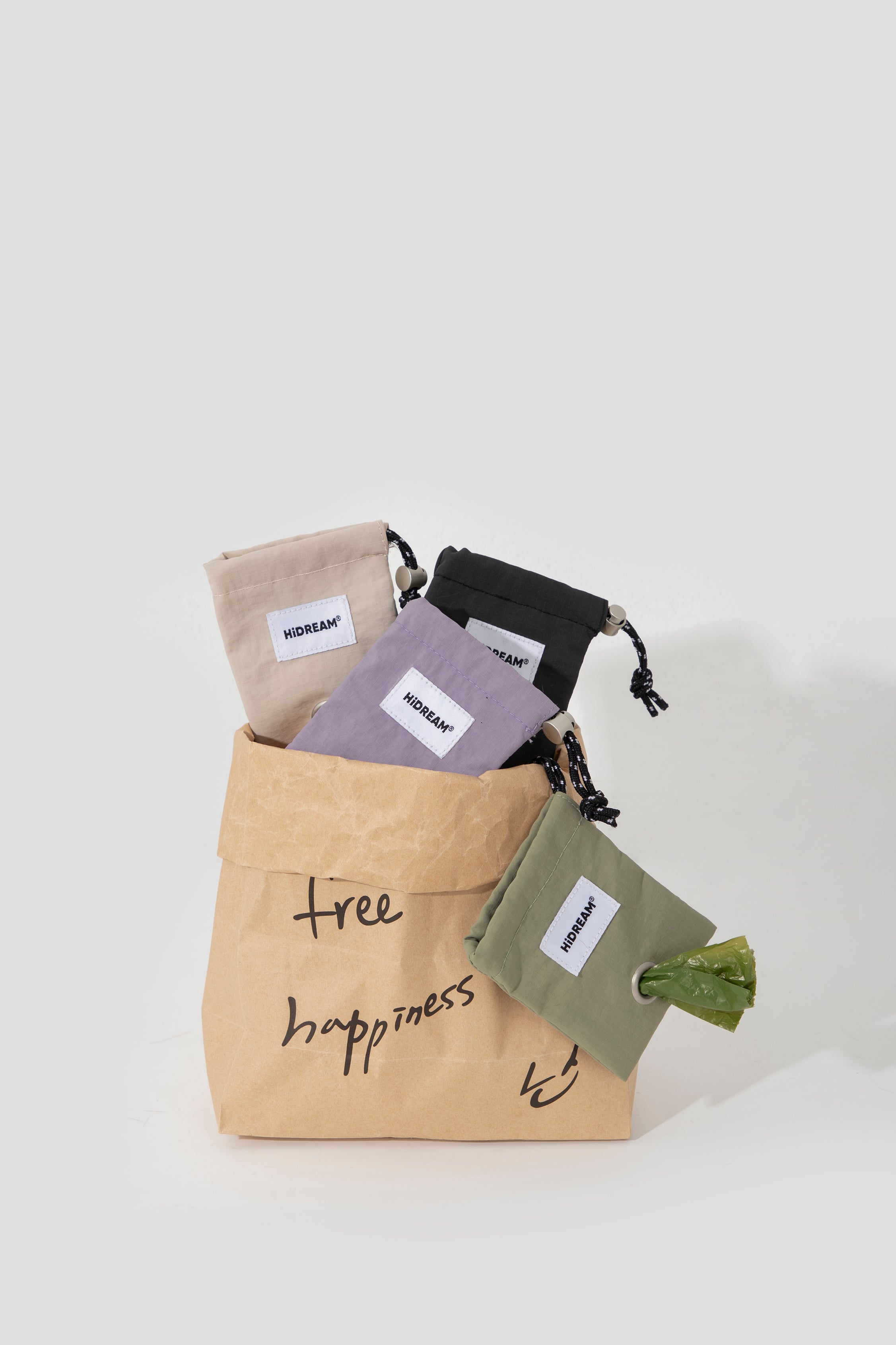Square toilet bag