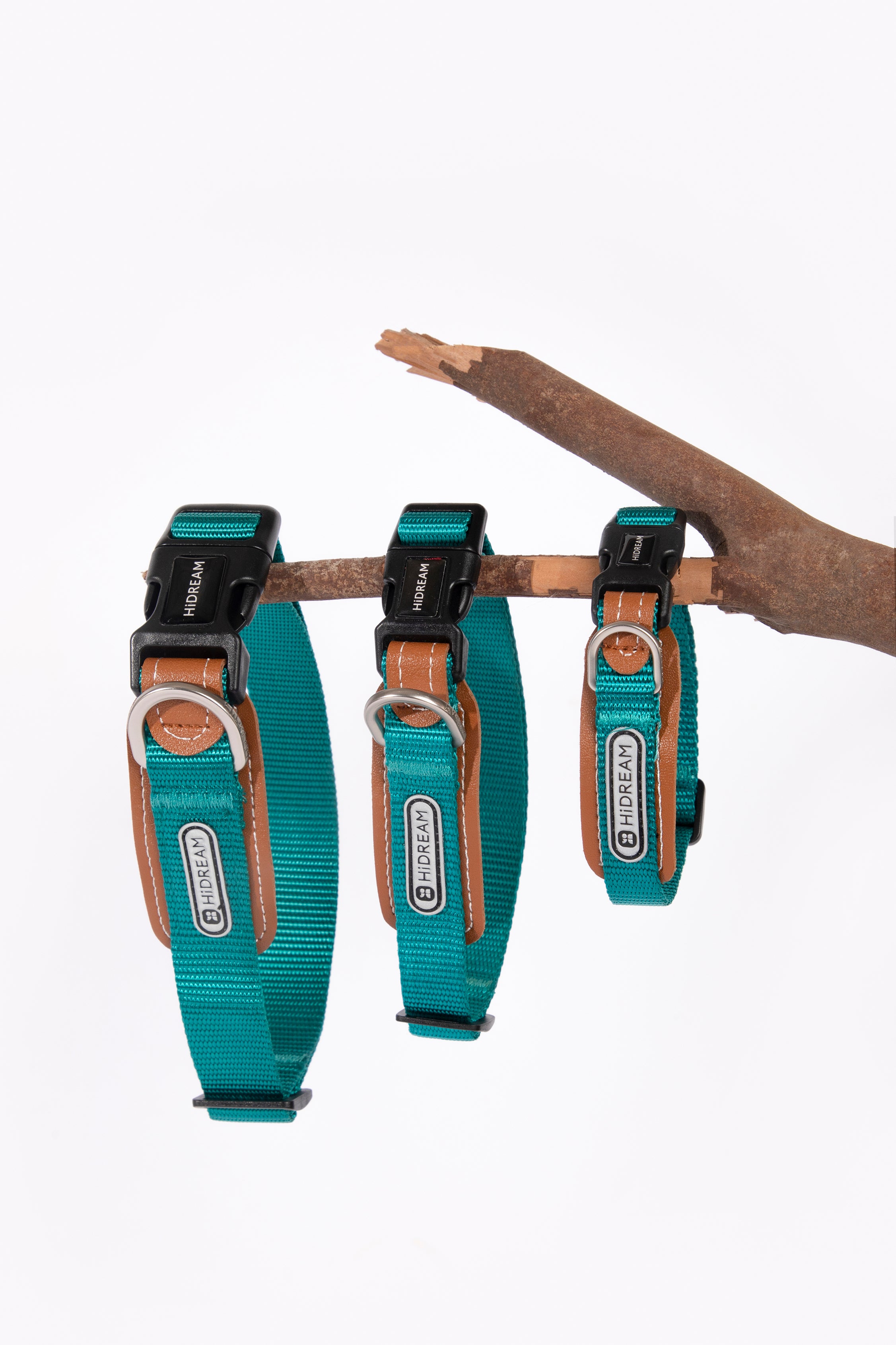 Bobo Series - Leather Collar with Spliced Leather