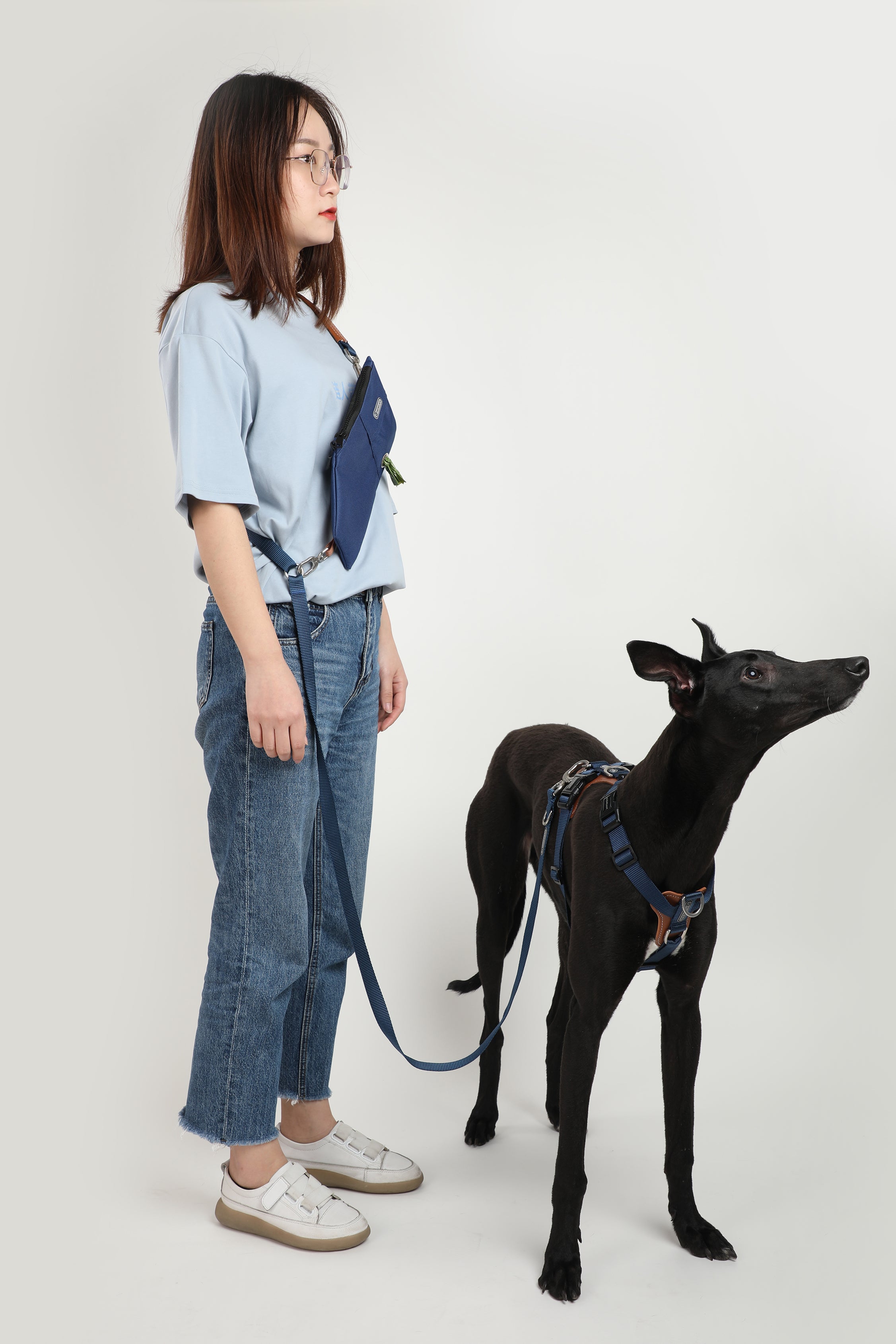 Bobo Series - Leather Multi functional Crossbody Traction Rope