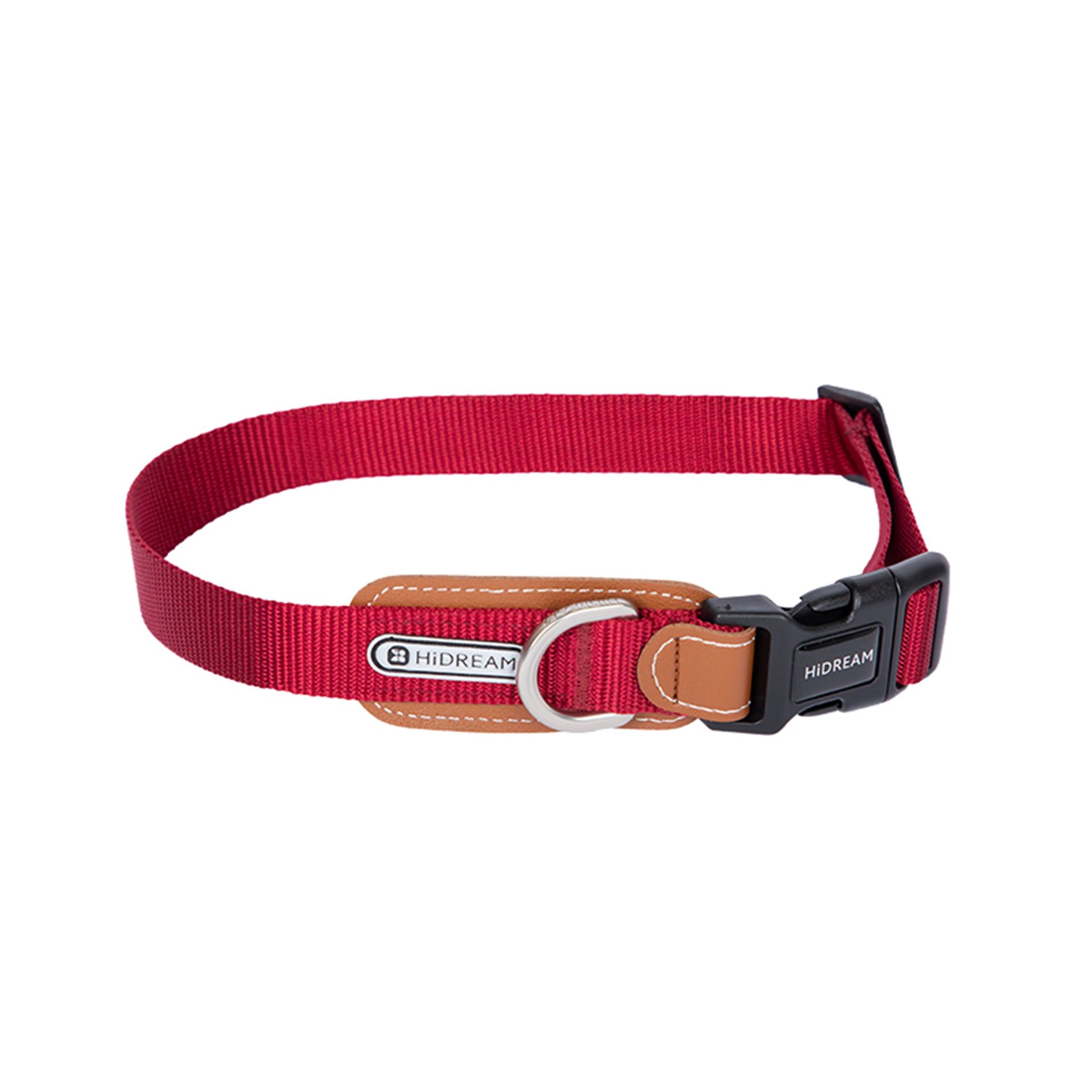 Bobo Series - Leather Collar with Spliced Leather